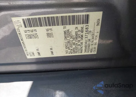 2020 Nissan Maxima Sv Xtronic Cvt z USA, uszkodzony, nr VIN 1N4AA6CV4LC371683